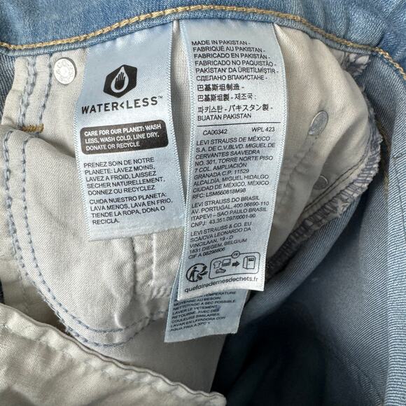 Levi's 726 Flare Light Wash Jeans Size 28 - Picture 11 of 14